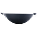 Commercial Large Capacity Iron Pot Double-ear Iron Wok Round Bottom Wok for Open Fire