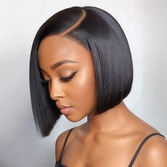 New Design Thick Bob Cut Hd Lace Frontal Wigs Human Hair Brazilian Bob WigDouble Drawn Human Hair Vietnamese Bob Wigs