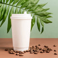8/12/16/22 oz Wholesale Compostable Custom Cup Paper Coffee Cups Disposable Eco Friendly Disposable Coffee Cups With Lids