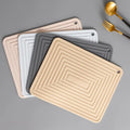 Classic Heat Insulation Pot Hot Pad Non Slip Silicone Trivet Mat Dish Drying Mat Multi-Purpose Kitchen Dining Table Placemat