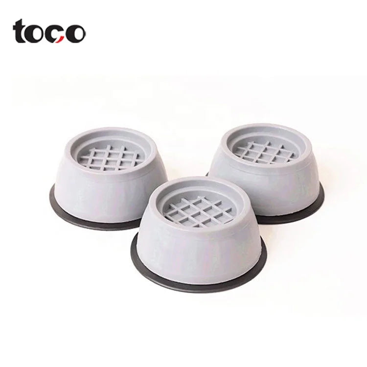 Toco Hot Selling Furniture Pads Anti-Vibration Washing Machine Feet Pads Anti-Walk Washer Feet Pads