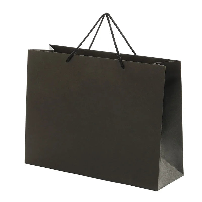 Eco-friendly Handmade Clothing Packaging Custom Logo Printed Kraft Paper Bag with Handle Art Coated Paper Shopping Bag