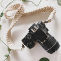 Boho Gift Photography Accessories Holder Handmade Cotton Macrame Carry Camera Sling Strap