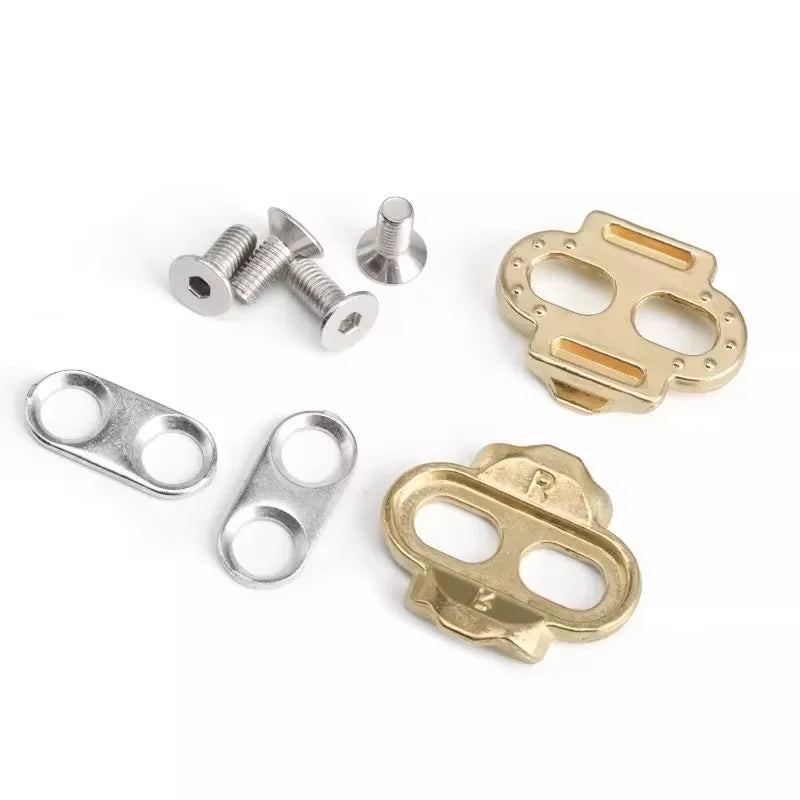RIDERACE Premium Pedals Cleats Mountain Bike for Crank Brother for Eggbeater Candy Smarty Mallet Pedal Copper MTB Accessories
