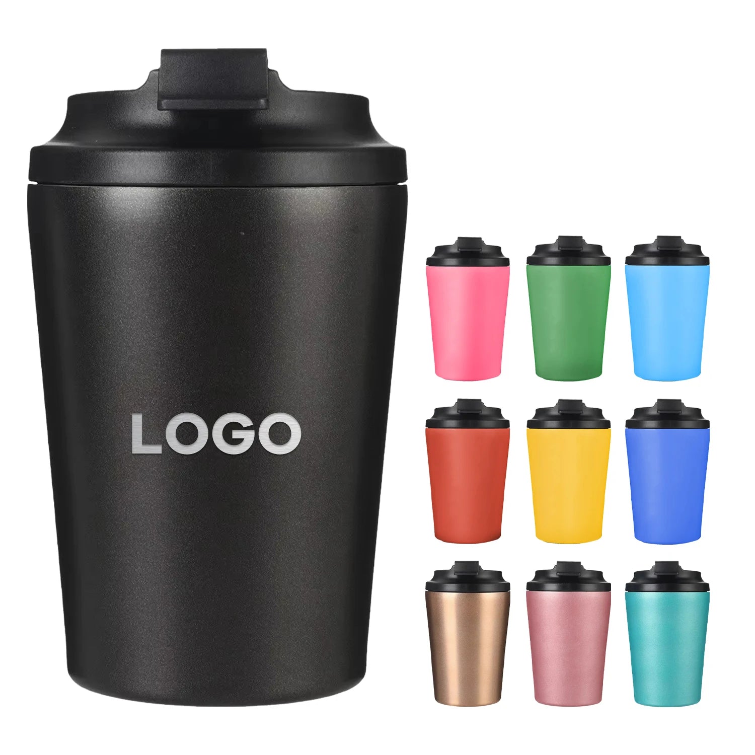 Stainless Steel 304 Double Wall Vacuum Insulated Travel Mug Custom Logo Large Capacity Eco-Friendly Thermal Coffee Tea Cup for