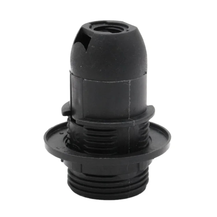 Bulb Holder Small Screw E14 SES Black / White Plastic Lamp Holder for Table Lamp