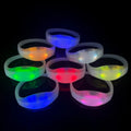 Hot Sale Big Concert Sound Music Activated Adjustable Remote Controlled Flashing Wrist Band Silicone Light Led Bracelet