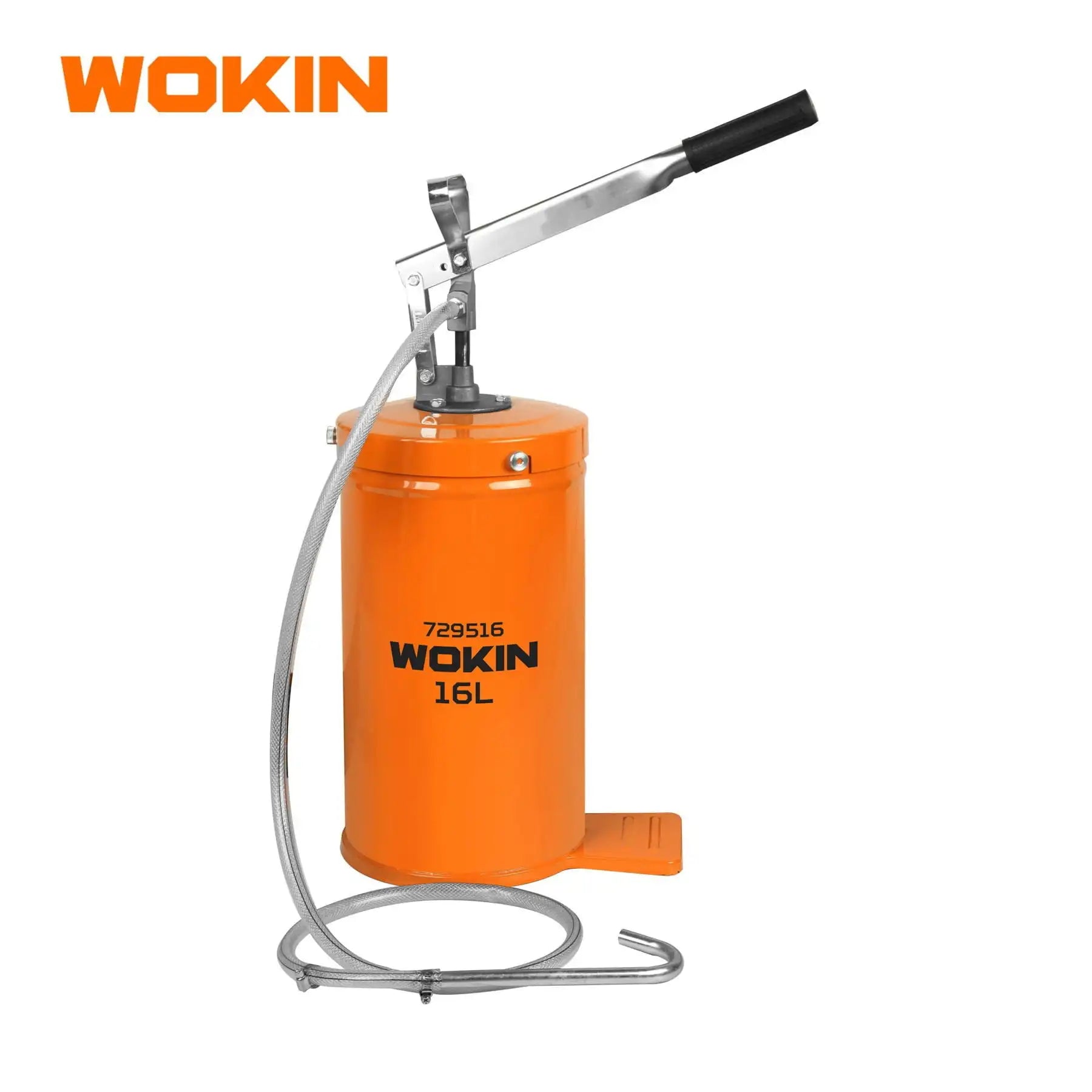 WOKIN 729610 16L Hand Oil Pump With Rubber Handle