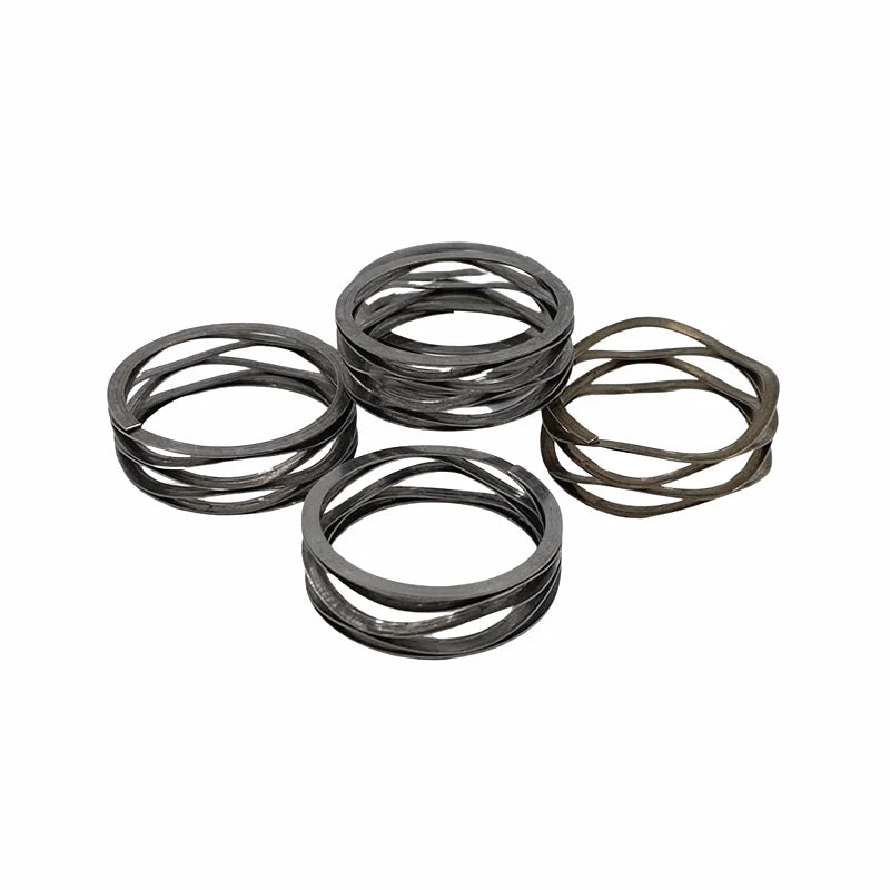 OEM Custom Stainless Steel Flat Slotted Coil Spring Multi-Turn Wavy Springs with Wave Compression Industrial Use Plain End