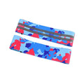 3 Pcs Set OEM Yoga Sports Camouflage Hip Eco Custom Logo Fitness Exercise Elastic Pull up Fabric Cotton Resistance Bands
