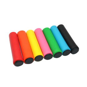 RIDERACE 1Pairs Bicycle Handlebar Grips Road Bike Comfortable Silicone Sponge Handle Bars Cover Durable Anti-slip Cycling Grip