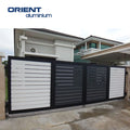 Modern Panel Manufacturing Automatic Aluminum Gate Residential Sectional Gates for Homes