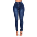 New Style High Waist Elastic Lady Women Jeans Ninth Pants Denim Pencil Jeans