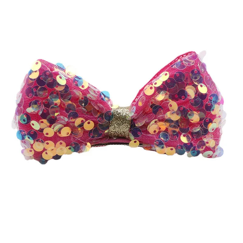New Arrival Sequin Bow Hair Clip Hair Accessories for Kids Korean Kids Hair Clips Set Fasion Cheap Clip