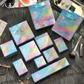 Paper Jewelry Packaging Rainbow Color Pretty Gift Box Drawer Boxes