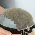 Hot Selling in Middle East Q6 Front Lace Toupee with PU Around