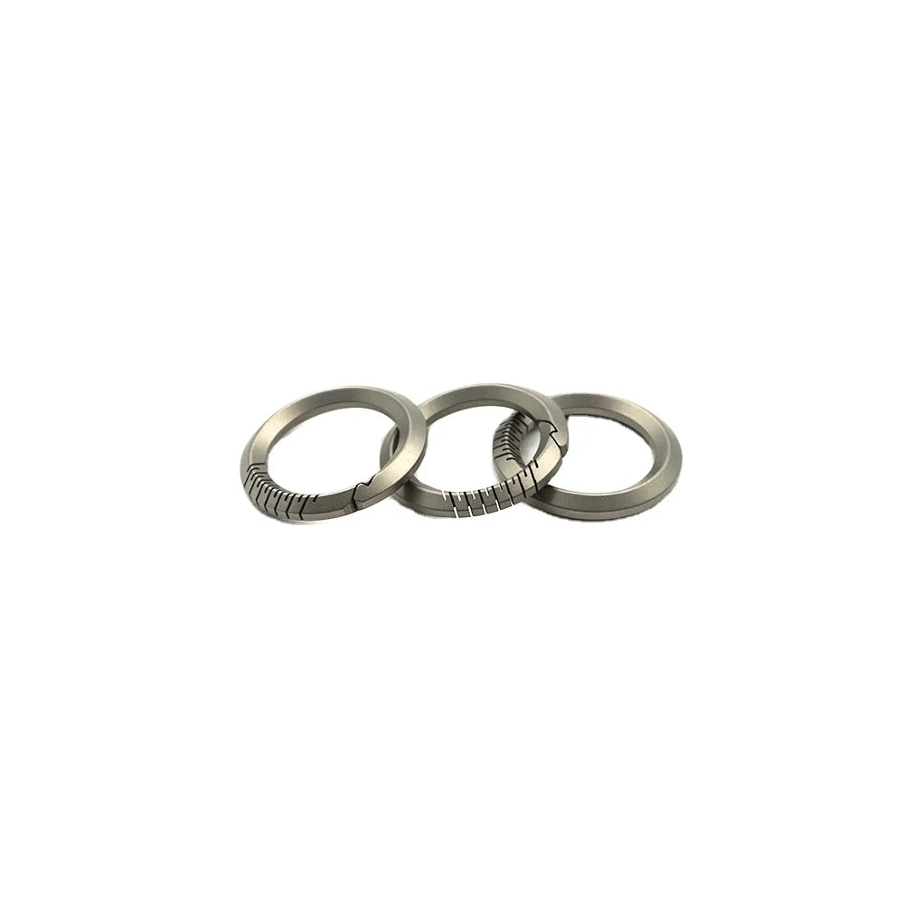 TC4 Split for Custom Titanium GR5 31x4.8mm Alloy Key for with CNC Machining & Wire EDM for Outdoor Sport EDC