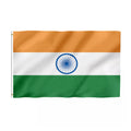 Ready to Ship Promotional 3x5ft India Flag 100% Polyester Brass Grommets Available Nylon Plastic Vinyl Silk-World Flag Model