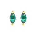 Joolim  CZ Earring Eye Shape 925 Silver Stud Earring Wholesale Minimalist Jewelry