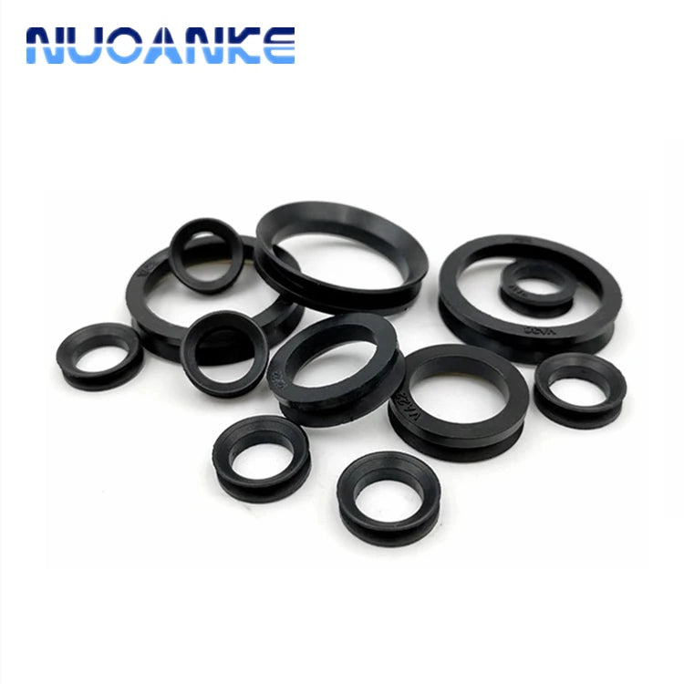 Good Performance Rotary Shaft Black Brown VA VS VL V Oil Water Seal NBR FKM Rubber V-Ring Seals