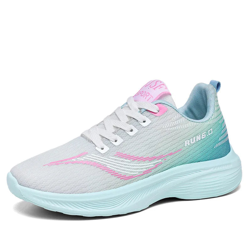 High Quality Factory Lightweight Lady Casual Sneakers Mens Tennis Running Footwear EVA Sole Walking Sports Shoes