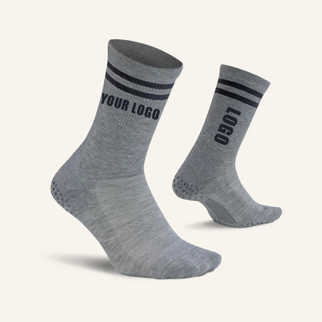 Custom Anti Slip Yoga Socks Sport Fitness Pilates Sock Custom Non Slip Grip Pilates Sock With Design Logo
