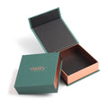 Recyclable Green Kraft Paper Hair Jewelry Package of Rigid Cardboard Materials Body Puncture Jewelry Boxes