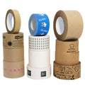 Reinforced Acrylic Adhesive Waterproof Single Sided Kraft Paper Packaging Tape for Bag Sealing Custom Water Activated Gummed