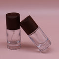 Factory Wholesale 15ml Luxury Empty Glass Perfume Spray Bottle with Wood Cap 15ml Glass Perfume Bottles
