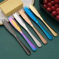 Colorful Special Rose Golden Black Color Butter Spreader Stainless Steel Cheese Knife Set