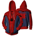 Anime Full Zip Mens Hoodies Cool Pullover Funny Tops Coat Jacket Unisex Jumper Sweatshirt Streetwear Superhero Zip Hoodie
