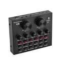 External Audio Mixing Sound Card USB Audio Interface BT Connection with Multiple Sound Effects Built-in Rechargeable Battery for