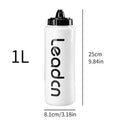 2024 Portable 1L Eco-Friendly Reusable BPA-Free Water Bottle for Mountain Bike Outdoor Sports