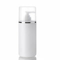 White Empty 250ml 300ml 400ml 500ml HDPE PP Plastic Pump Sprayer Lotion Shampoo Conditioner Bottles Customized Logo Screen