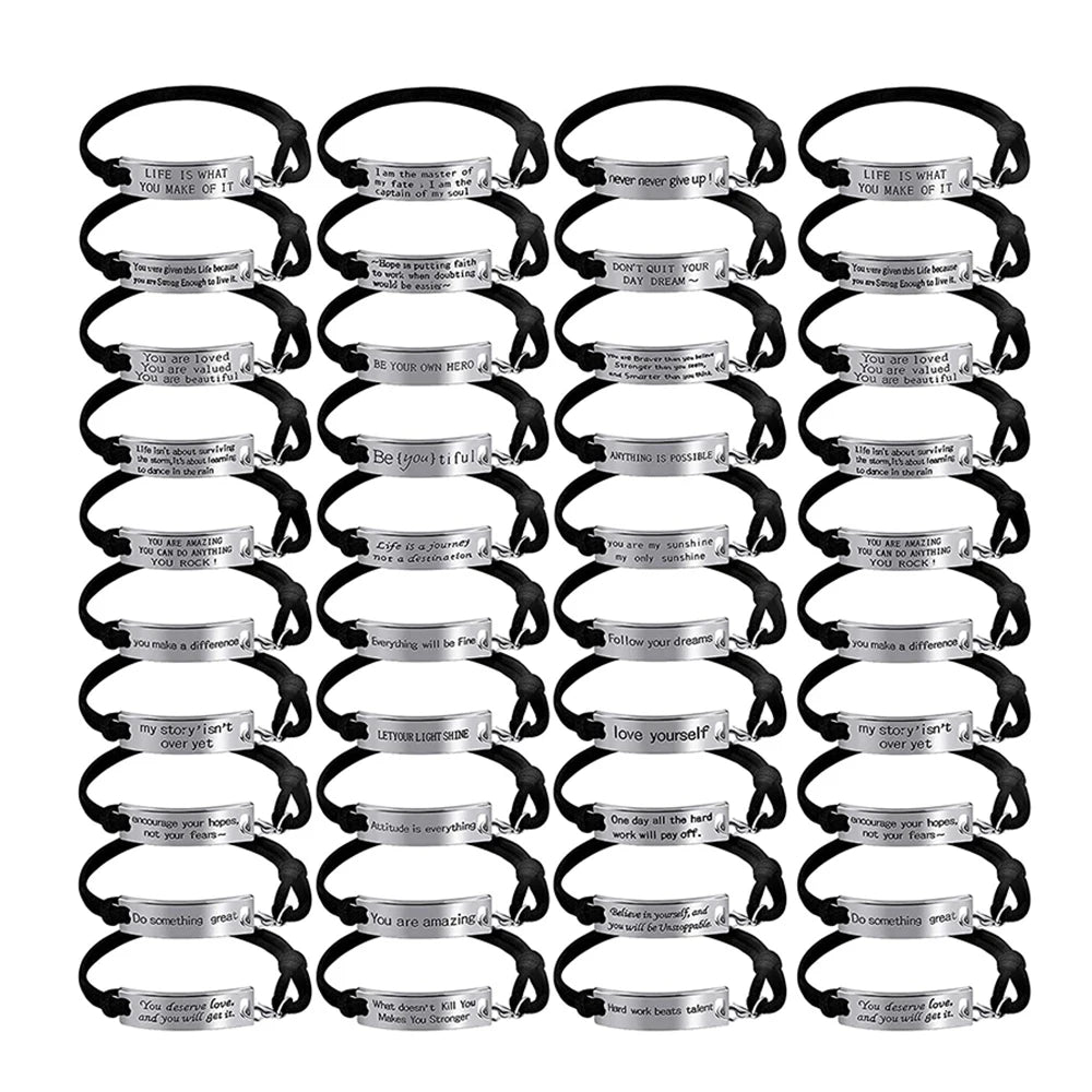 Manufacturer Handmade Rectangular Stainless Steel Blank Engraved Plate Customized Text Personalized Engraving Tag Bar Bracelet