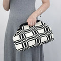 Women's Luxury Card Wallets Crochet Knitted Bag New Fashion Portable Storage for Makeup Handbags for Daily Commute Evening