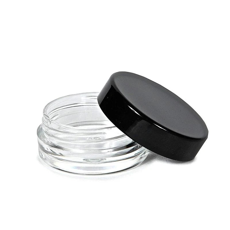 Thick Bottom 3ml 7ml 9ml Glass Concentrate Jars With Factory Price