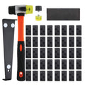 45 in 1 Set Laminate Wood Floor Installation Kit with Solid Tapping Block Long & Wider Pull Bar 40 Spacers