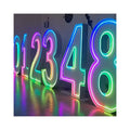 Number Sign for Party Letter Custom Neon Light With Free Design Acrylic Light up RGB Neon Light