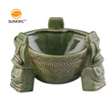 Hawaiian Bar Party Celebration Decorative Shake Drink Tiki Mug Handmade Porcelain Cocktail Ceramic Tiki Punch Bowl