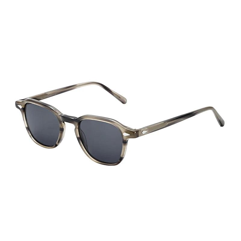 Classic Vintage Square Acetate Frame Sunglasses Women Men Brand Designer Retro Luxury Acetato Sun Glasses