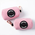 Wholesale Twill Dog Poop Bag Holder New Designer Custom Logo Color Tweed Luxury Dog Waste Poop Bag Dispenser