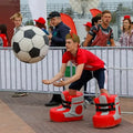 New Arrival High Quality Pvc Outdoor Commercial Rental Inflatable  Giant Inflatable Football Boots Team Building Football Game