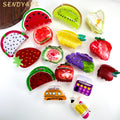Summer Atmosphere New Fruit Shaped Acrylic Hair Clip Watermelon Grape Cherry Claw Hair Integrated and Spliced Hair Accessory