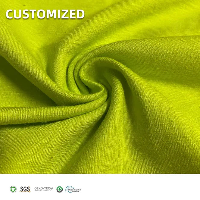 Wholesale Knitted Jersey Fabric Organic Bamboo Hemp Fabric for Clothing