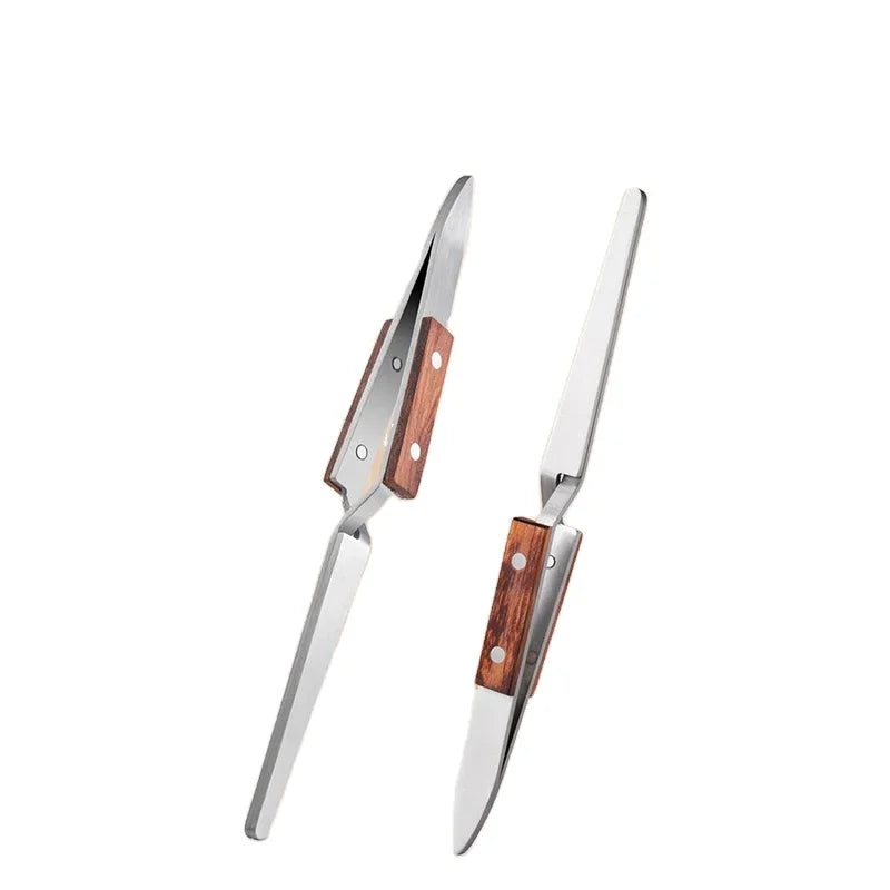 Nail Shaping Tweezers Stainless Steel Cross Locking Lock Tweezers Multi-Function Nail Extension Clips False Nails Shaping Tools