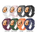 IVANHOE Carbon Fiber Band for Samsung Galaxy Watch 4 40 44 Smart Watch Accessories TPU Rugged Case+Bracelet Galaxy Watch 4 Strap