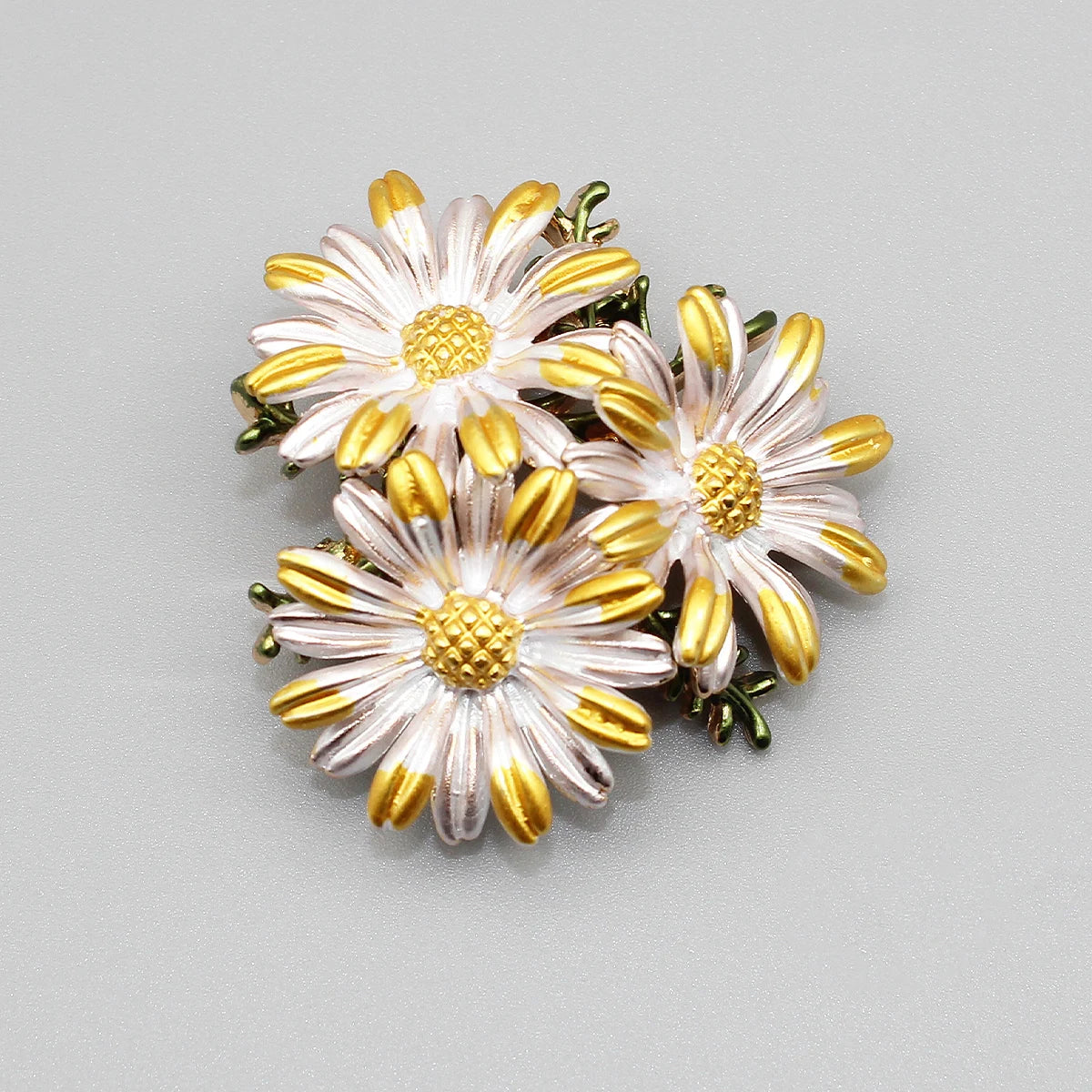Jachon Vintage Women's Austrian Elegant Flower Brooch Wedding Broach Pin for Women Fashion Jewelry