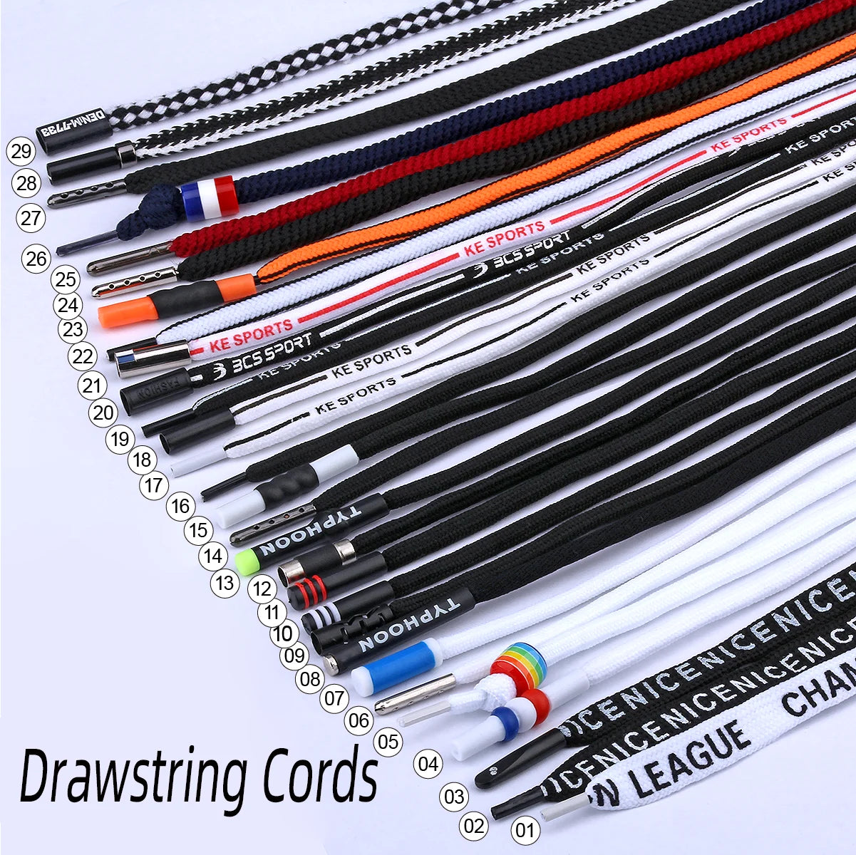 Wholesale Replacement Drawstrings Easy Threader for Waistband Sweatpants Shorts Pants Jackets Coats-Versatile Use Shoes Bags