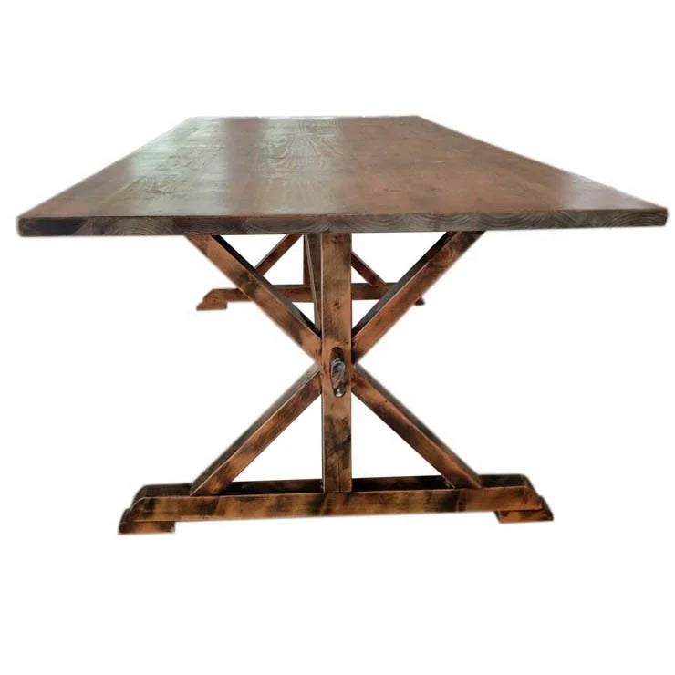 Commercial Rental Commercial Farmhouse Tables for Banquet Hotel Dining Table Events